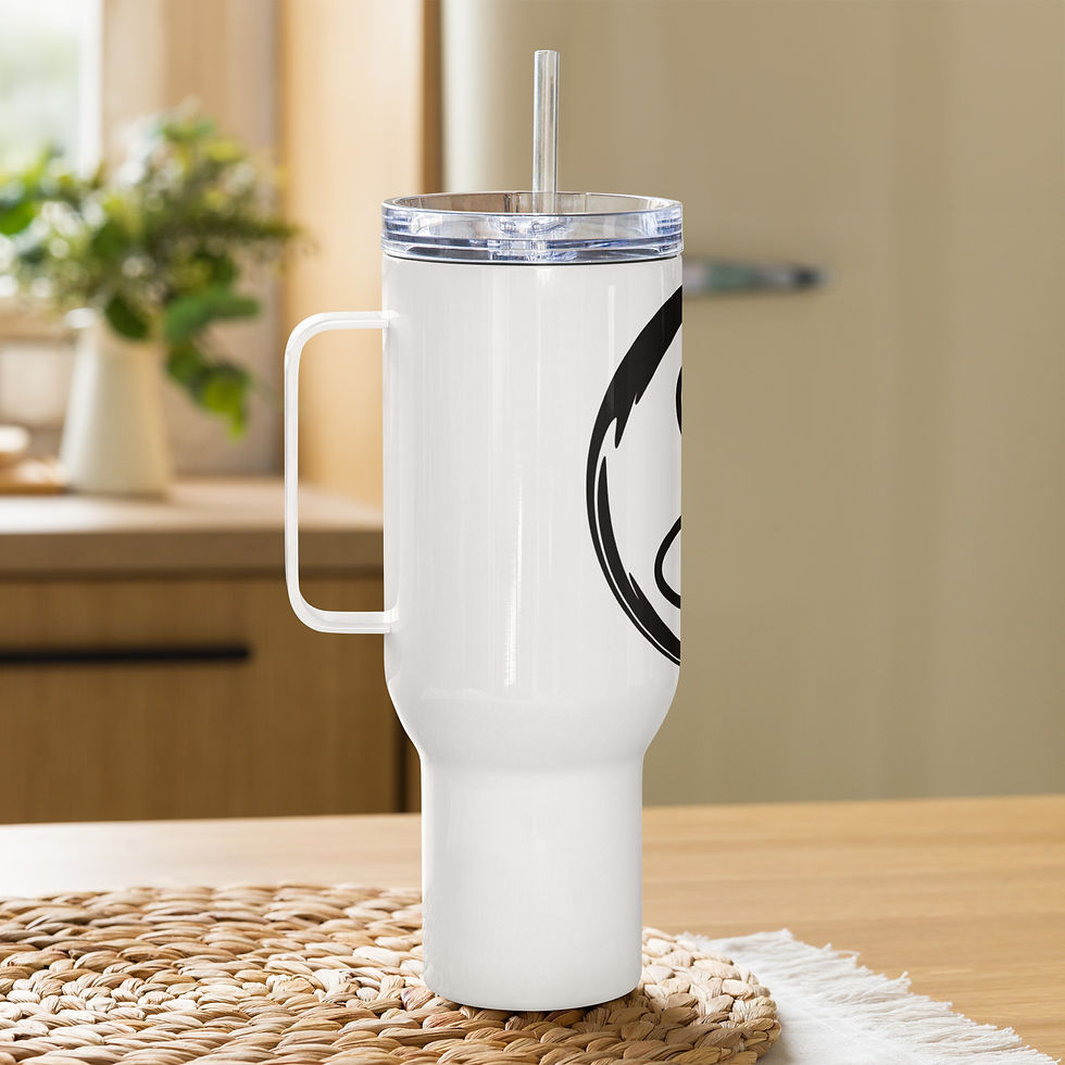 Thumbnail: Travel mug with a handle
