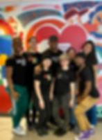 Gotham Cheer volunteers at Gods Love We Deliver in New York City.