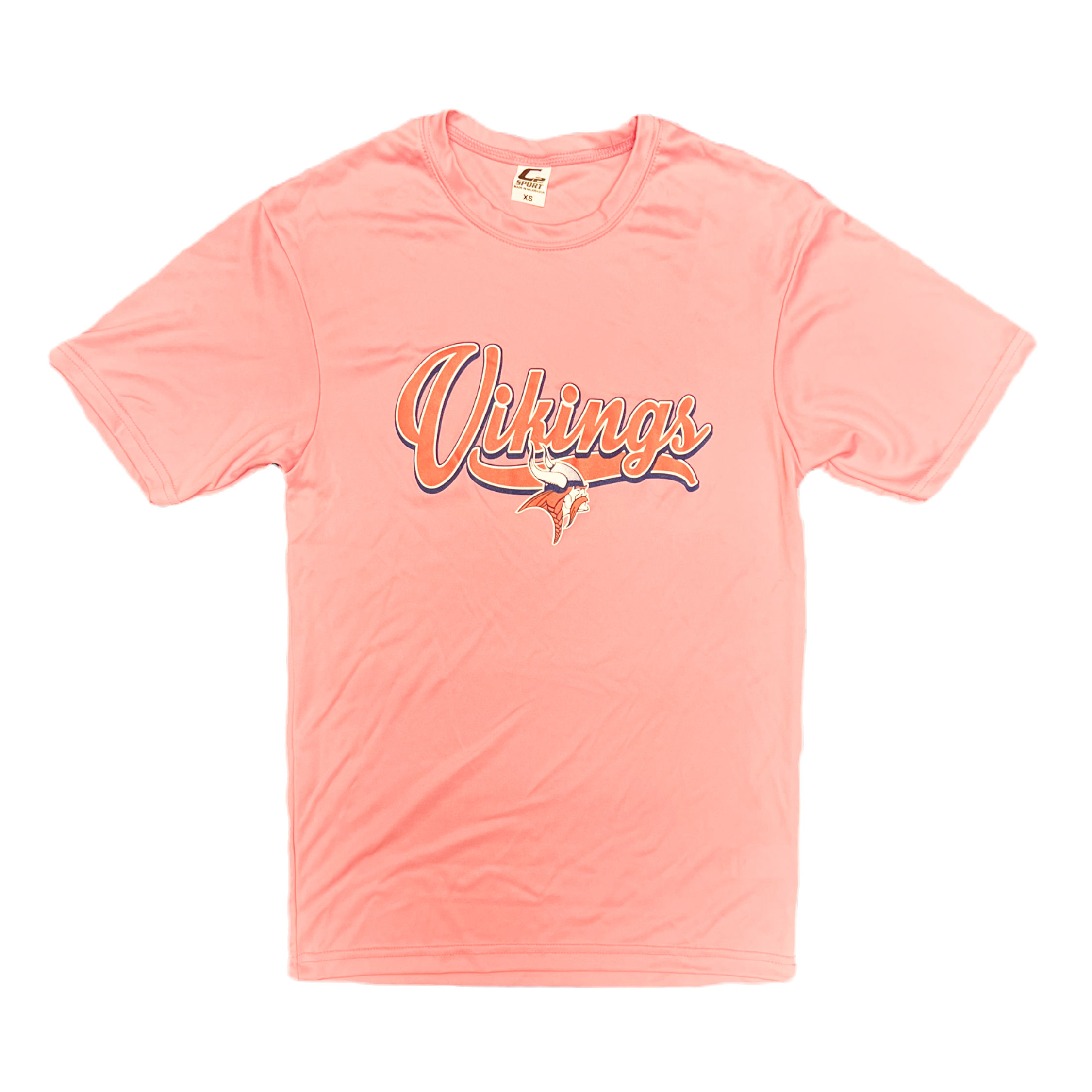 Light Pink Vikings Sport T-Shirt Ladies