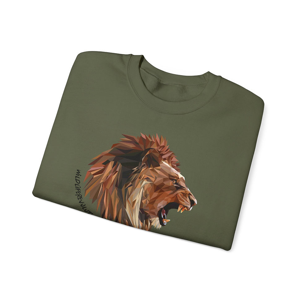 Miniature : UNISEX- Wildlife Revolution Sweatshirt - lion