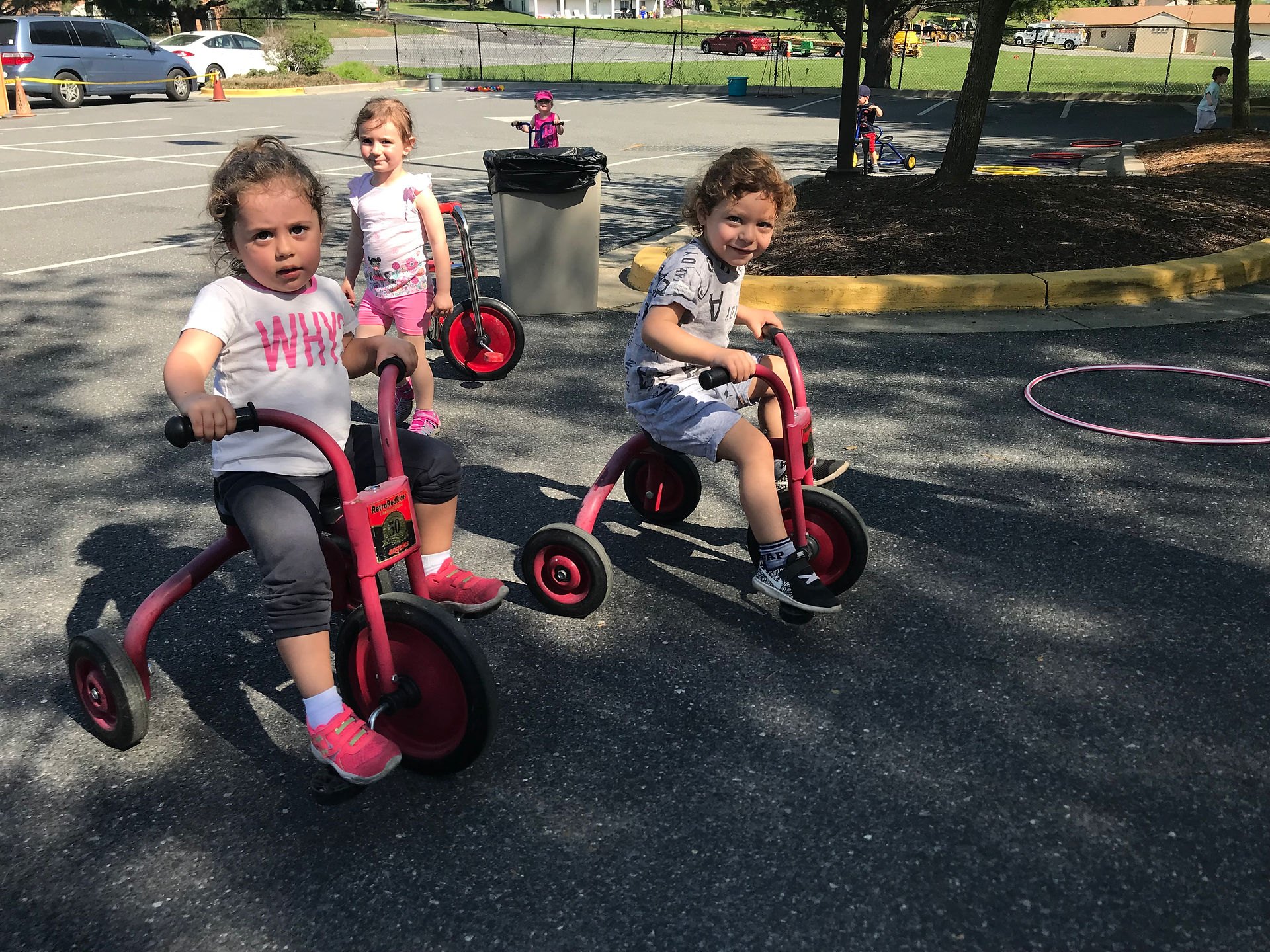 biking the lot
