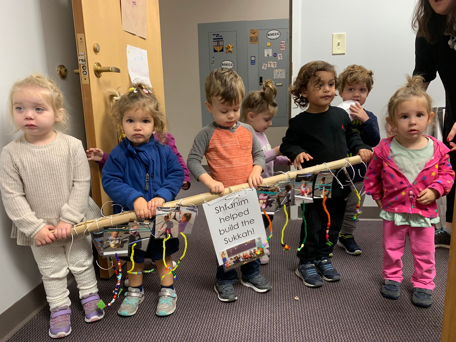 Delivering Sukkah decorations