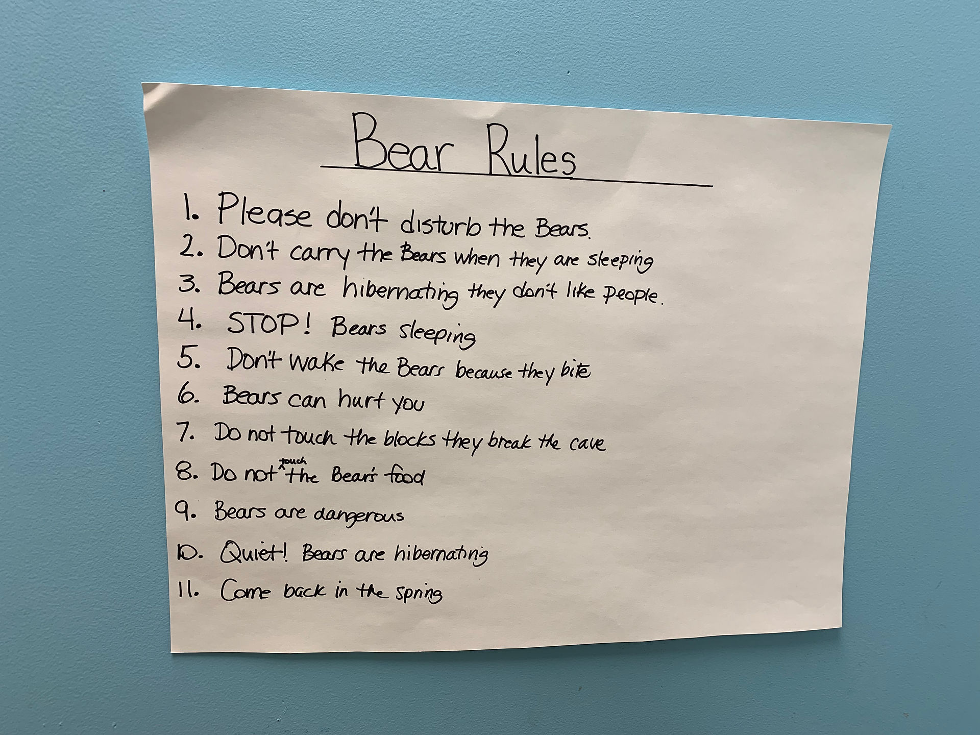 Bear Rules
