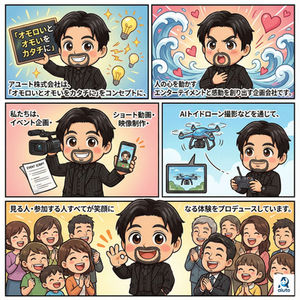 似顔絵7コマ漫画