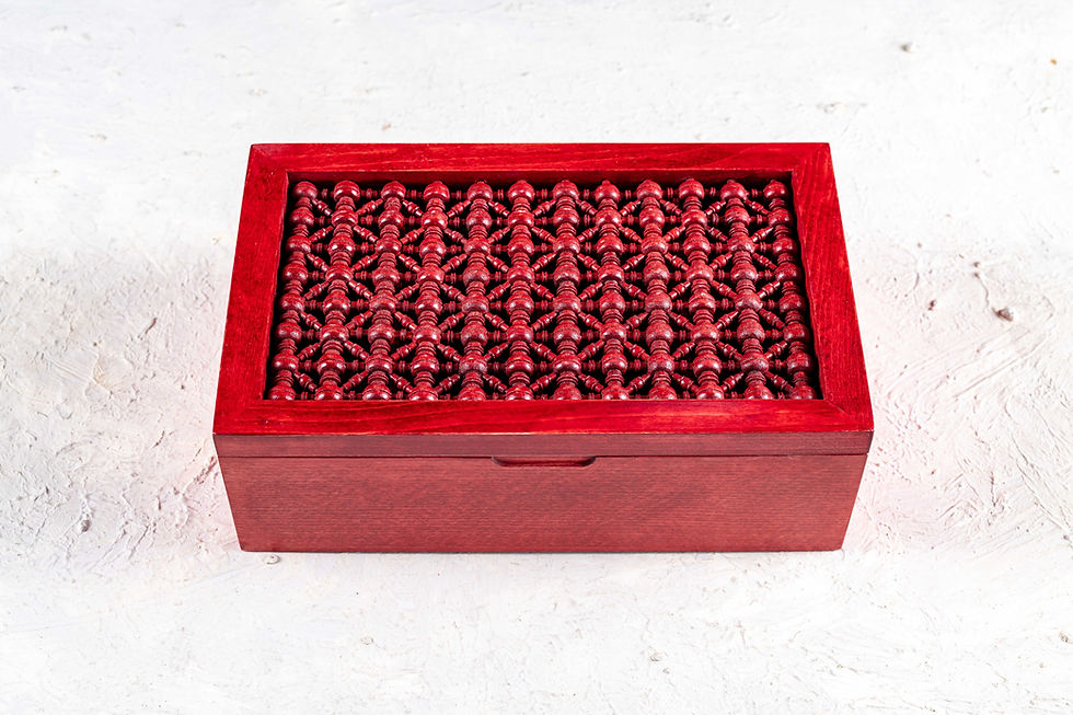 Thumbnail: Sundok - Red Mashrabeya Tea Box