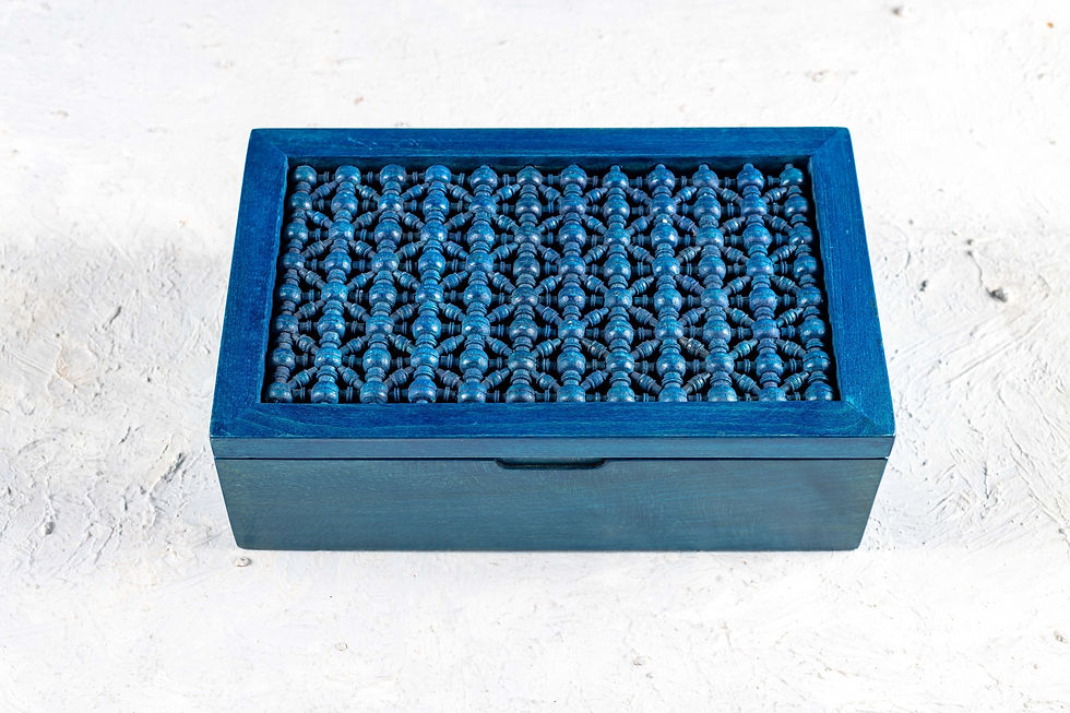 Thumbnail: Sundok - Blue Mashrabeya Tea Box