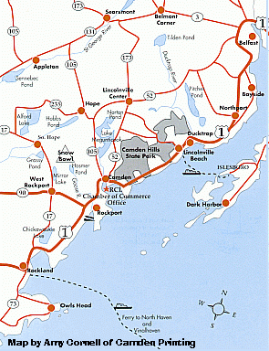 Côte Est des USA, nord de Boston