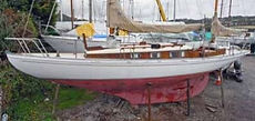 Un West Solent gréé en yawl