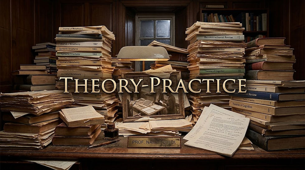 A critical reflection on the theory-practice schism...