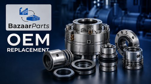 Third-party aftermarket mechanical and dry gas seals offered for selected EagleBurgmann, John Crane, and AESSEAL models.