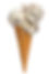 ice cream cone in the northwoods