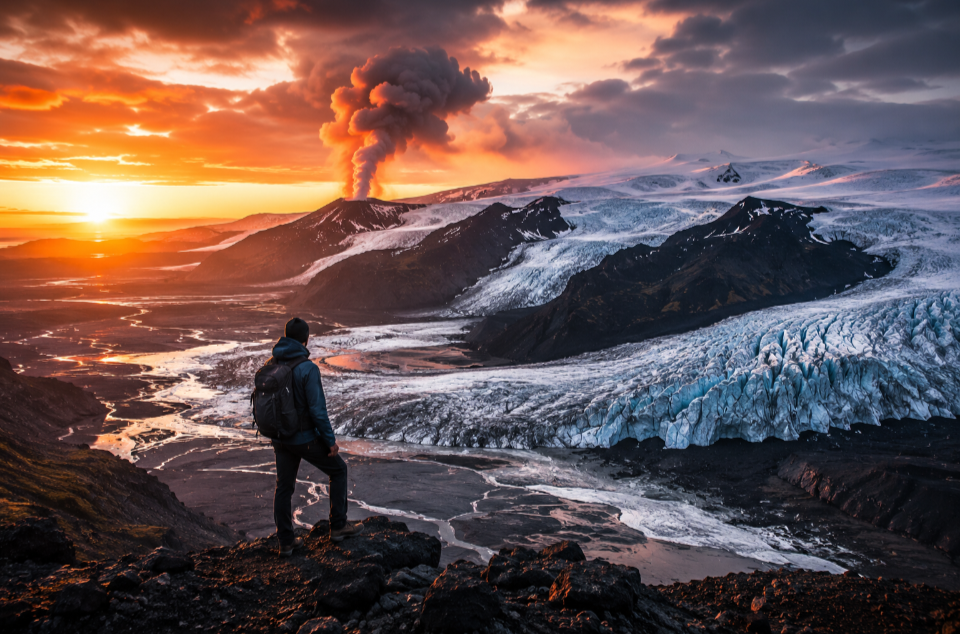 Katla-Vulkan in Island mit Mýrdalsjökull-Gletscher – spektakuläre Vulkanlandschaft für Wanderer und Naturliebhaber