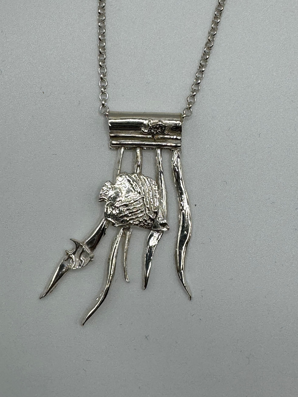 Ocean seaweed/fish pendant