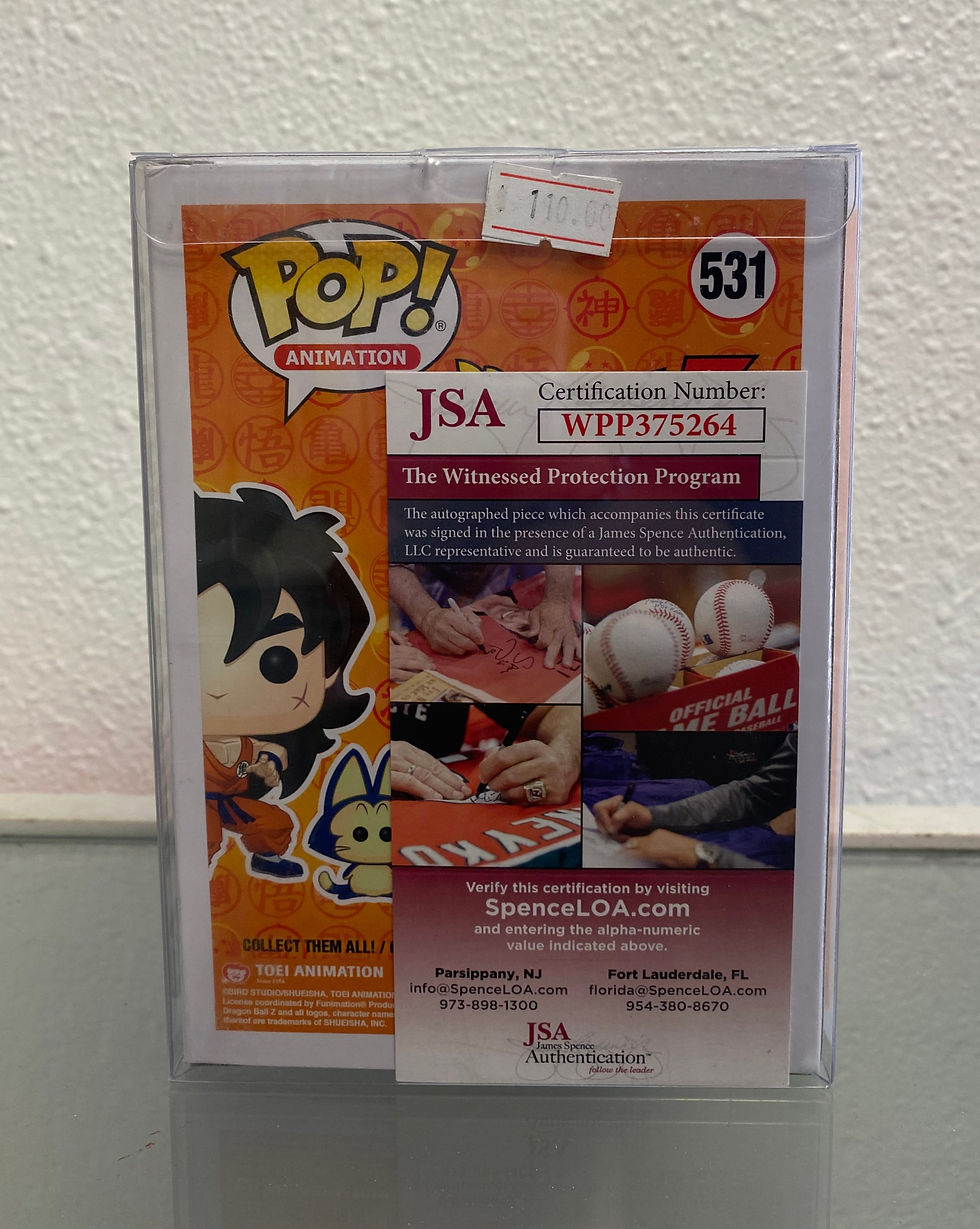 Thumbnail: Dragon Ball Z - Yamcha & Pura  ** SIGNED **