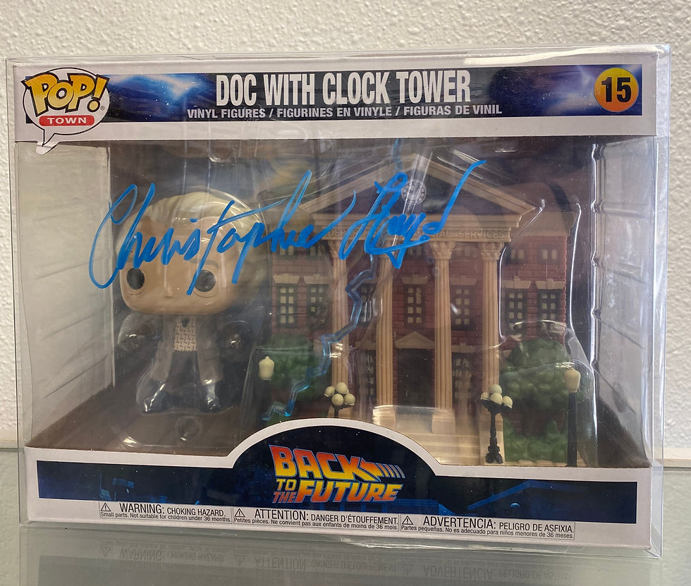 Thumbnail: Back to The Future - Doc with Clock Tower ** SIGNED **