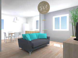 Ré-agencement d'un appartement à BrayDunes