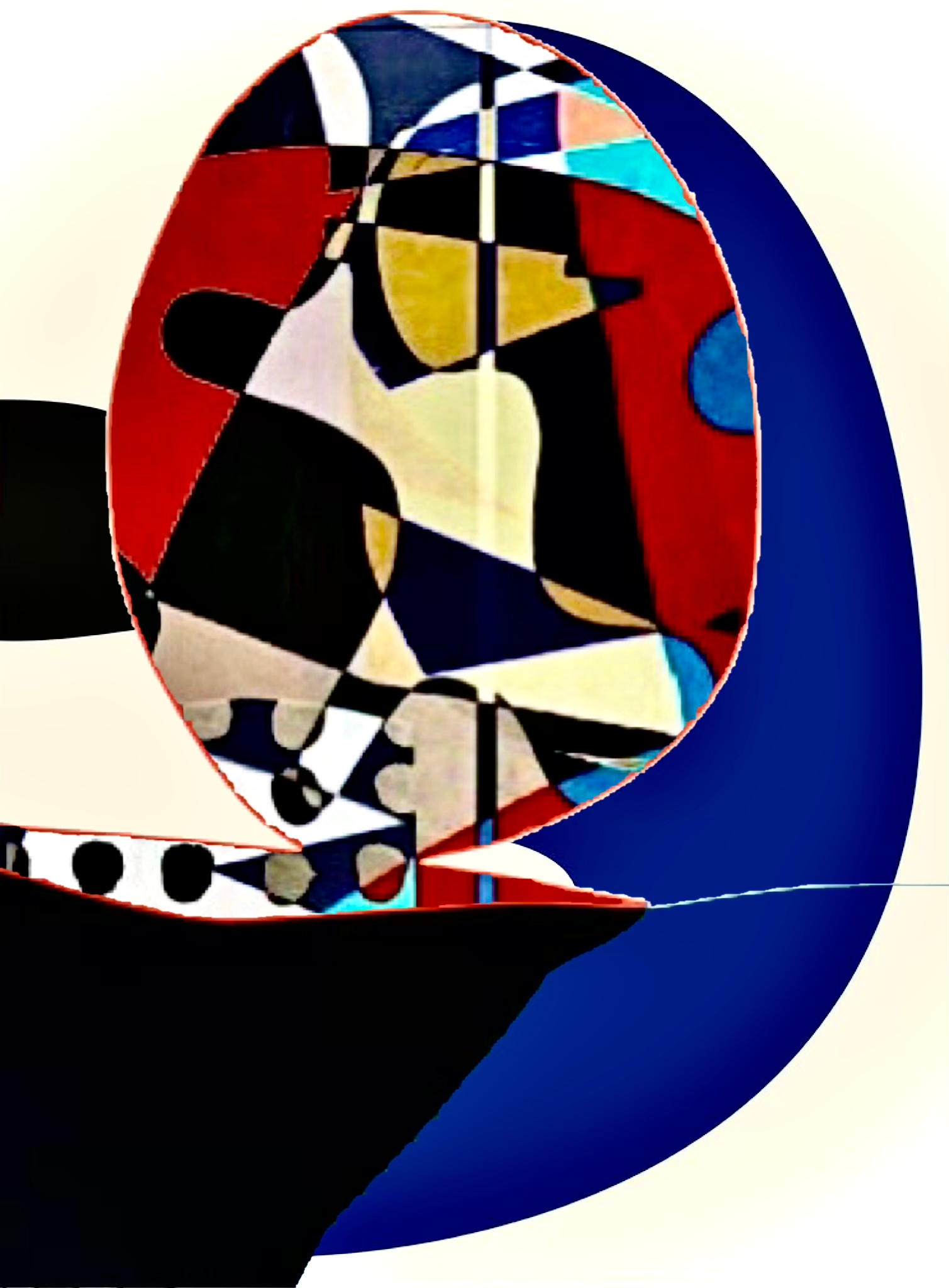 Oil on paper on board 36x24" (91.4x60.9cm)