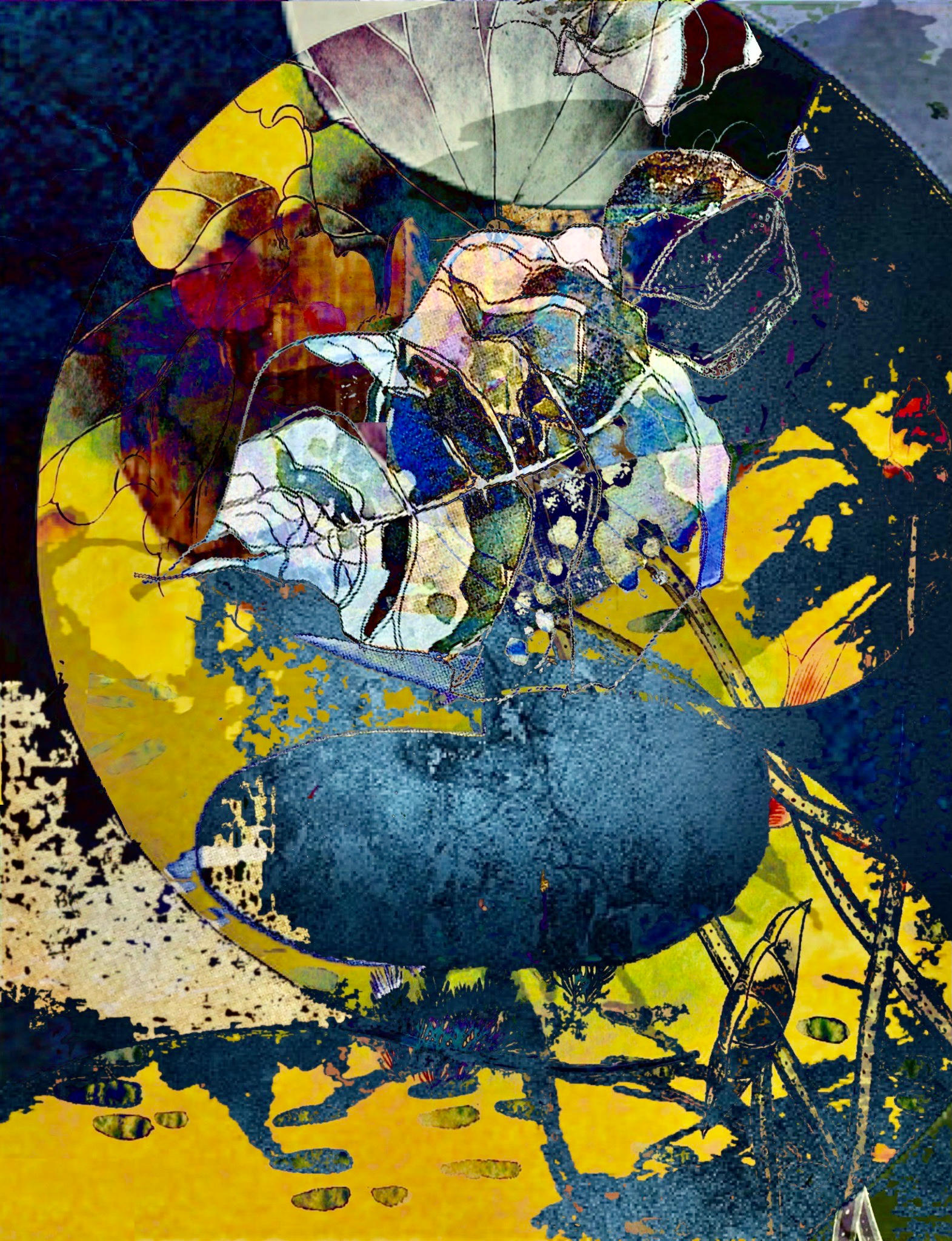 Oil on paper on board, 24x36" (61x91.4cm)