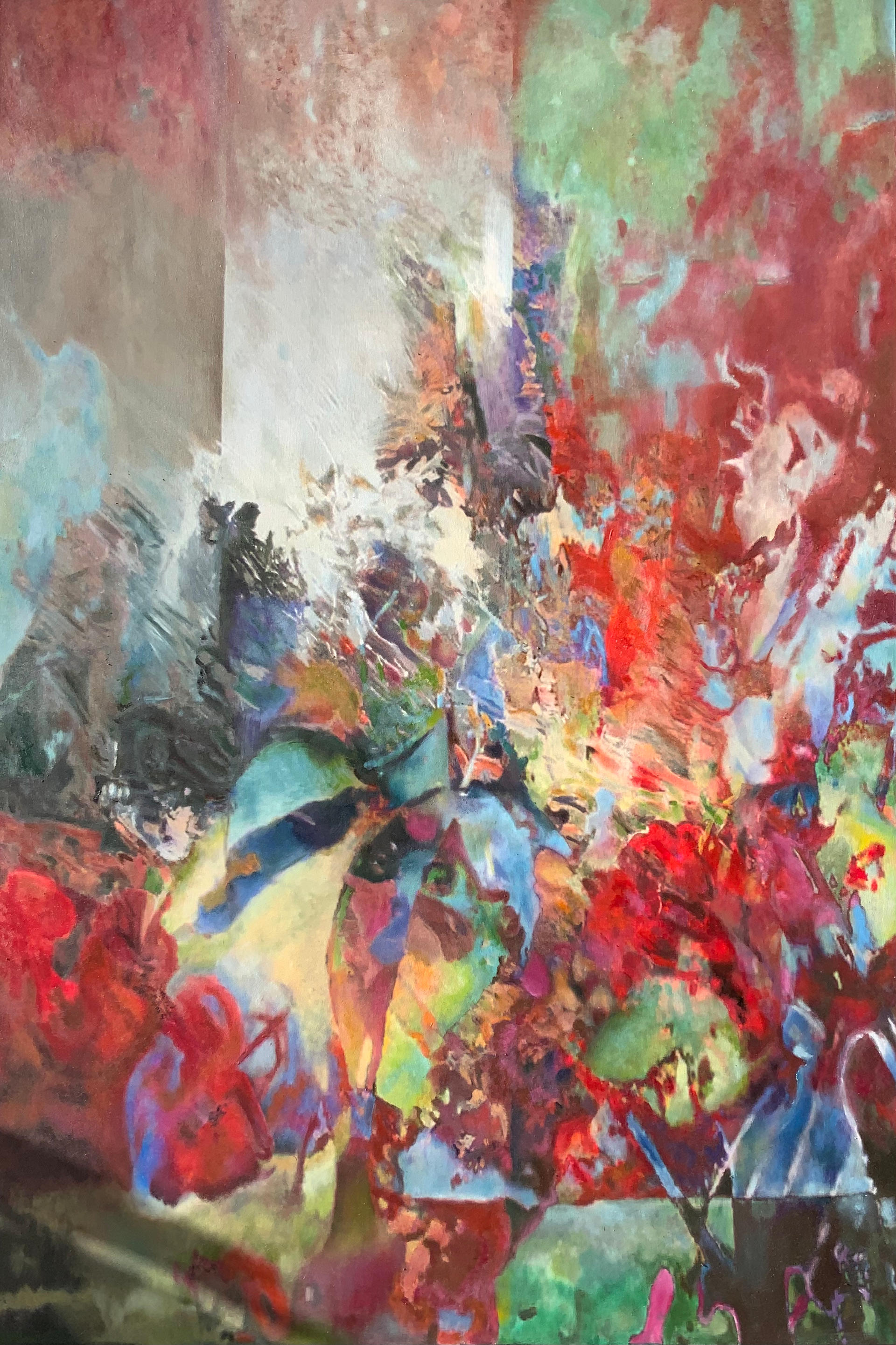 Oil on paper on board 36x24" (91.4x60.9cm)
