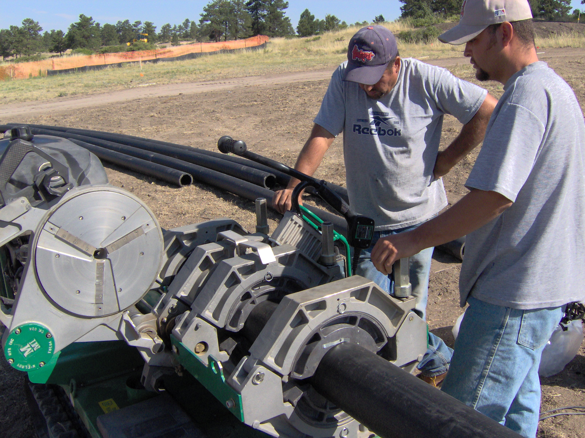 Troon Country Club HDPE pipe install
