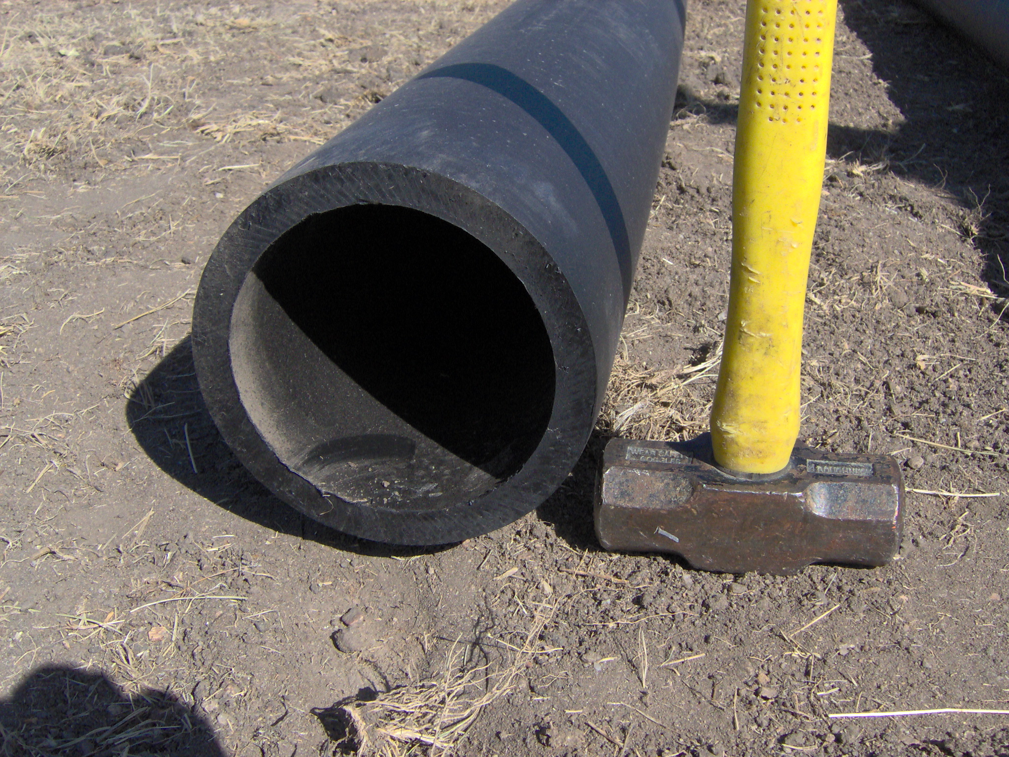 DR-11 HDPE Pipe close-up