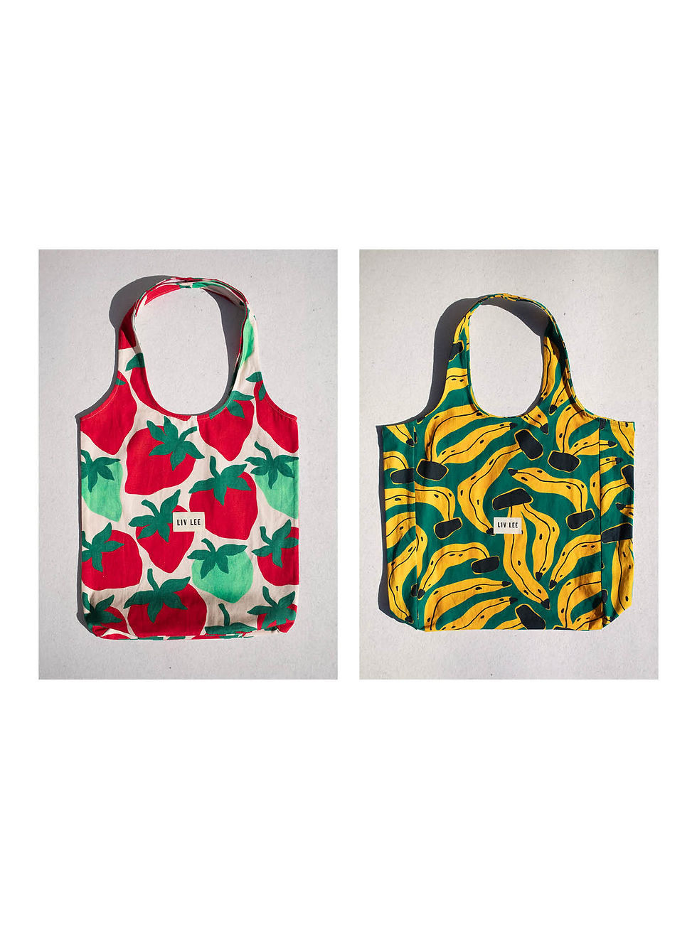 Thumbnail: One medium and one large tote-ish bags