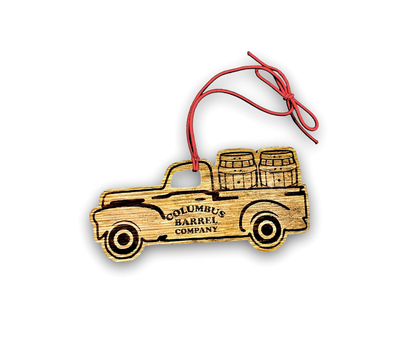 Barrel Truck Ornament