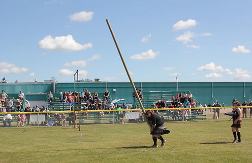 Caber Toss at the Highland Games