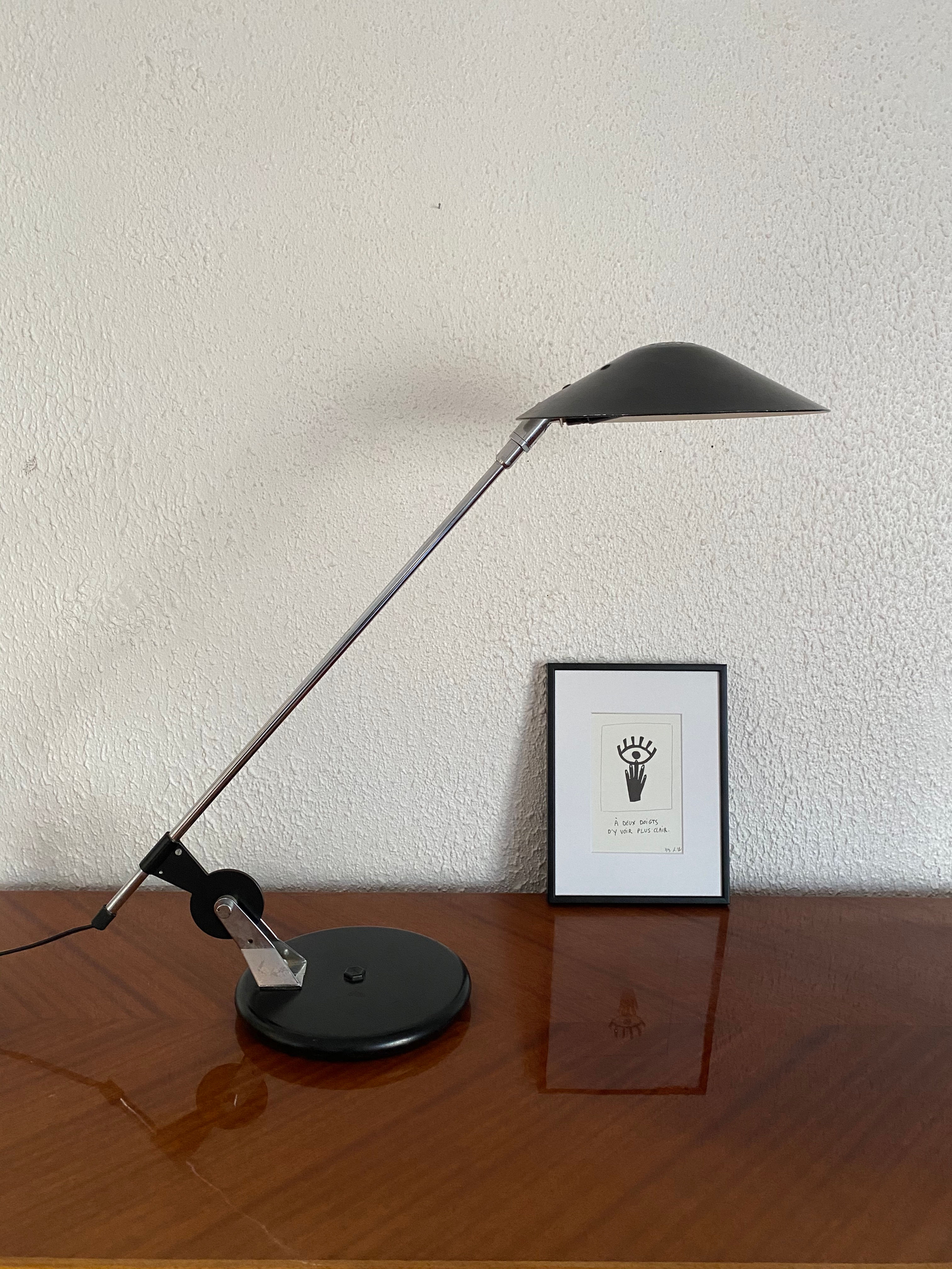 lampe vintage noir par alluminor