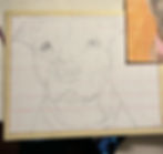 sketch of dog