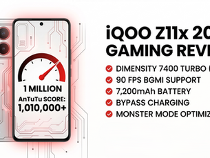 iQOO Z11x 5G Gaming Review