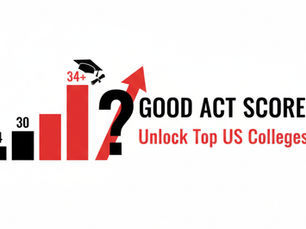 good act score for top US universities