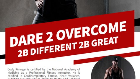 DARE 2 OVERCOME 2B DIFFERENT 2B GREAT
