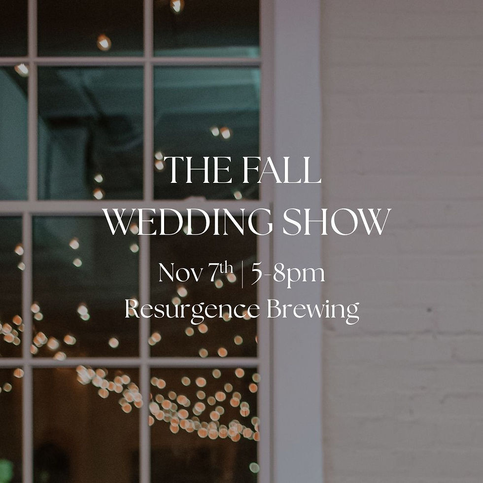 The Fall Wedding Show hosted by Upstate Indie Weddings