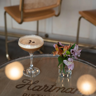 Espresso Martini Signature wedding Cocktail at Hartmans Distilling Company