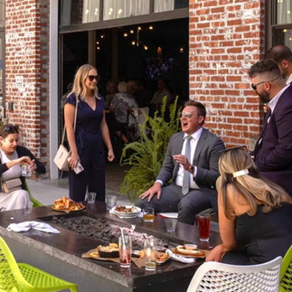 Wedding Guests at Afterparty at Resurgence Brewing