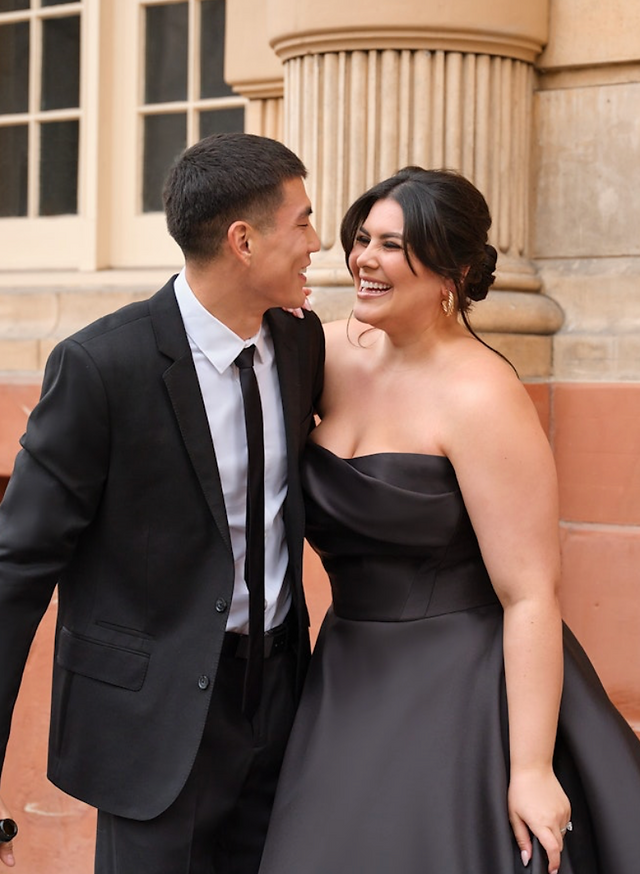 black wedding dresses