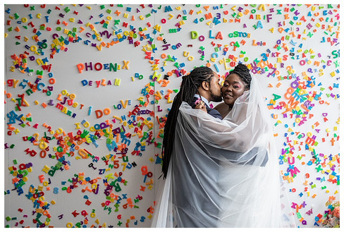 Letter Wall backdrop for wedding photos