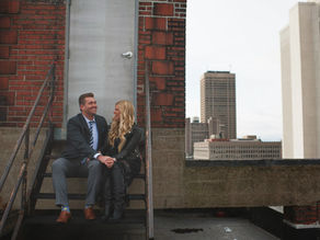 Real Buffalo Love Story: Lindsay + Beau Engagement Session