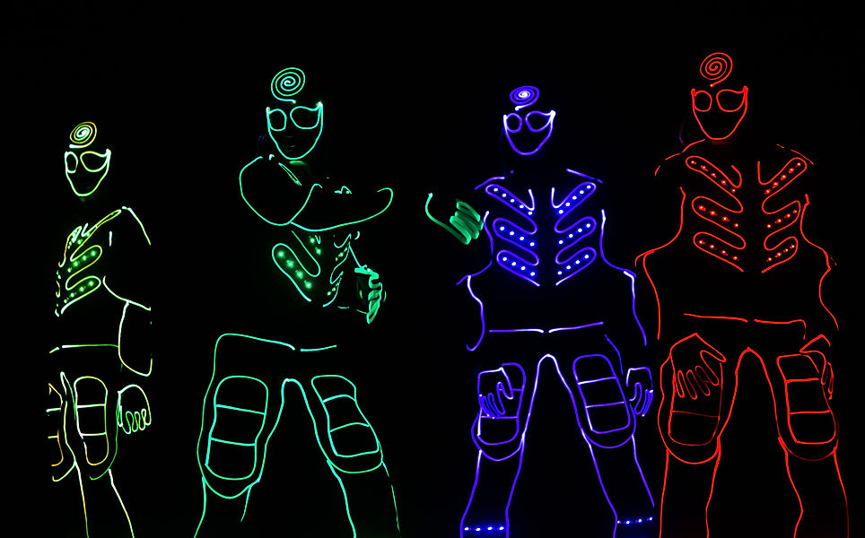 led dance show - corporate event entertainment singapore