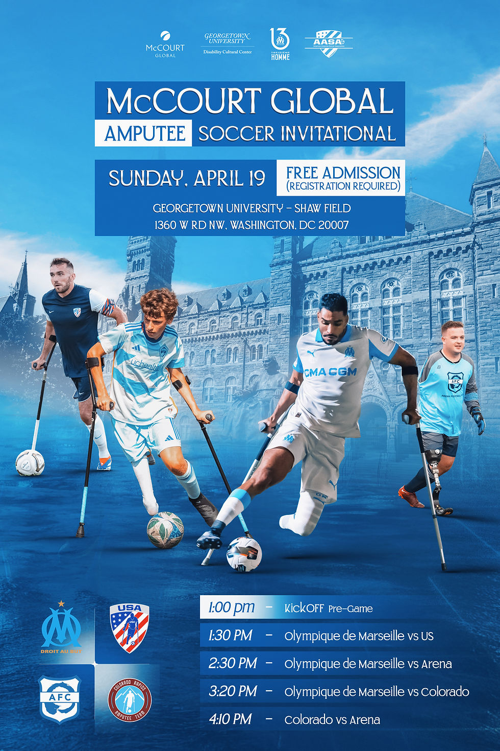 World-Class Amputee Soccer Hits the Nation’s Capital: The Inaugural McCourt Global Invitational