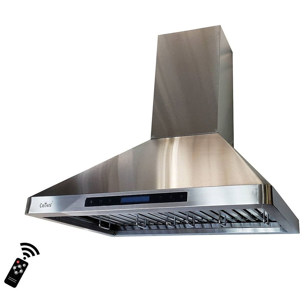 Crown 36 Inch 900 CFM Wall Mount Range Hood PRO-B05/36