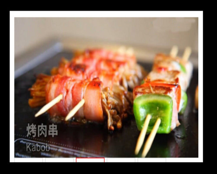 Thumbnail: Crown Indoor smokeless electric grill, portable glass barbeque hot plate