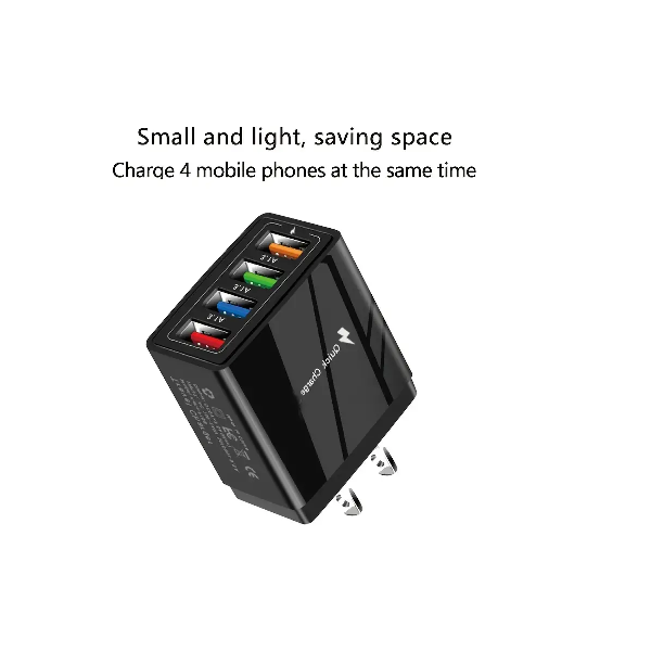 Thumbnail: 4 Ports USB phone Quick Charger