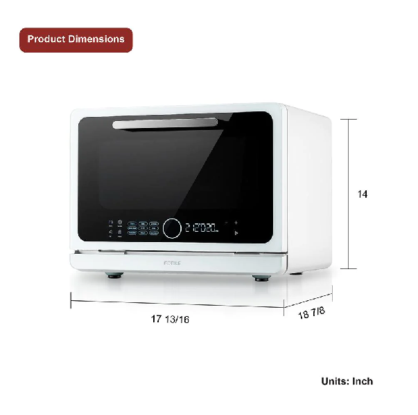 Thumbnail: FOTILE 4-in-1 steam-combi countertop oven, HYZK26-E2