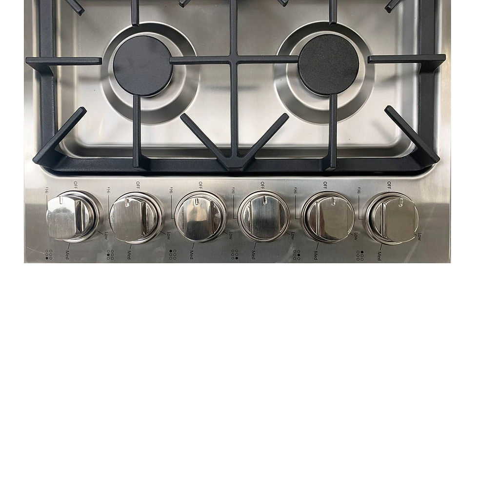 Thumbnail: Crown36" Professional 6 Burner Drop-In Gas Cooktop 72,000 BTU