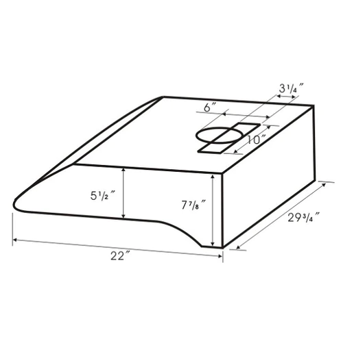 Thumbnail: Crown 30" 750 CFM Auto Clean White Under Cabinet Range Hood,  AFG-AC/W