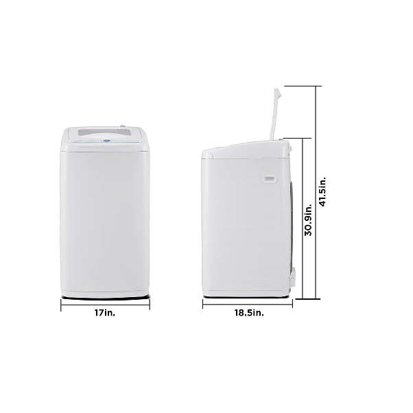 Thumbnail: COMFEE’ 1.0 Cu.ft LED Fully Automatic Portable Washer, CV10DPWBL0RC0