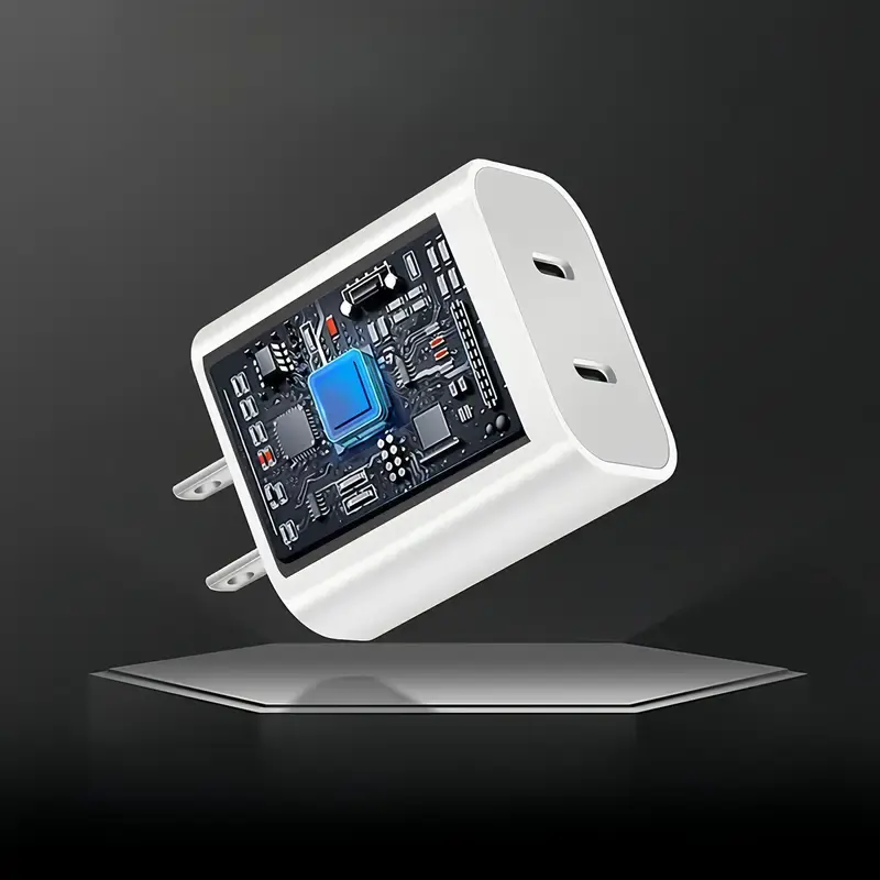 Thumbnail: Fast Charger for iPhone iPhone 16/15, Pack 40W Dual-Port with 3.3ft USB C to C
