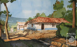 Paisaje. 1927. Teodorico Quirós.